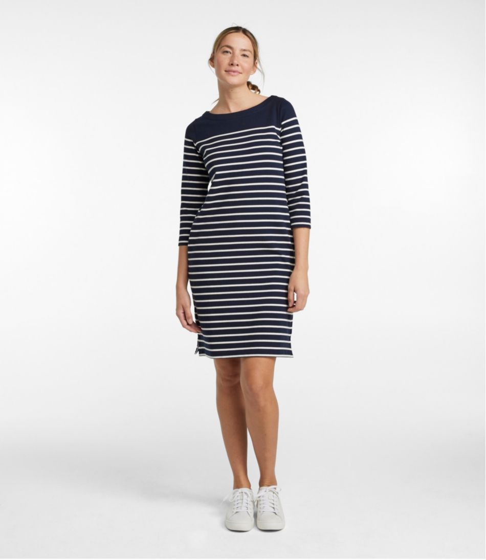 L.L.Bean Women's Heritage Mariner Dress, Stripe CLOTHING|SALE
