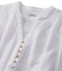 L.L.Bean Women's Cloud Gauze Short-Sleeve Shift Dress CLOTHING