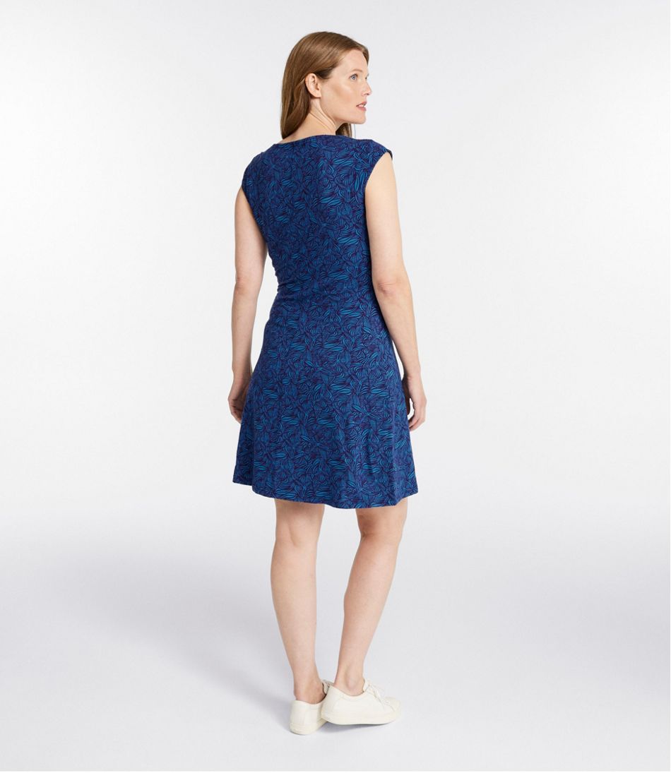 L.L.Bean Women's Beech Point Dress, Print CLOTHING|SALE