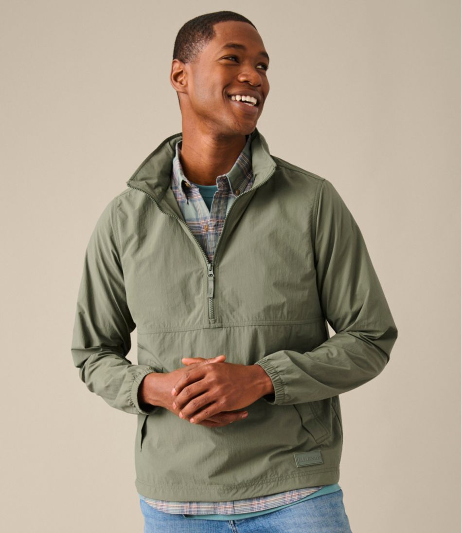 L.L.Bean Men's Light and Airy Anorak Windbreaker SALE|OUTERWEAR