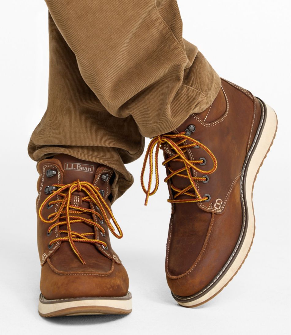 L.L.Bean Men's Stonington Boots, Moc-Toe SALE|FOOTWEAR