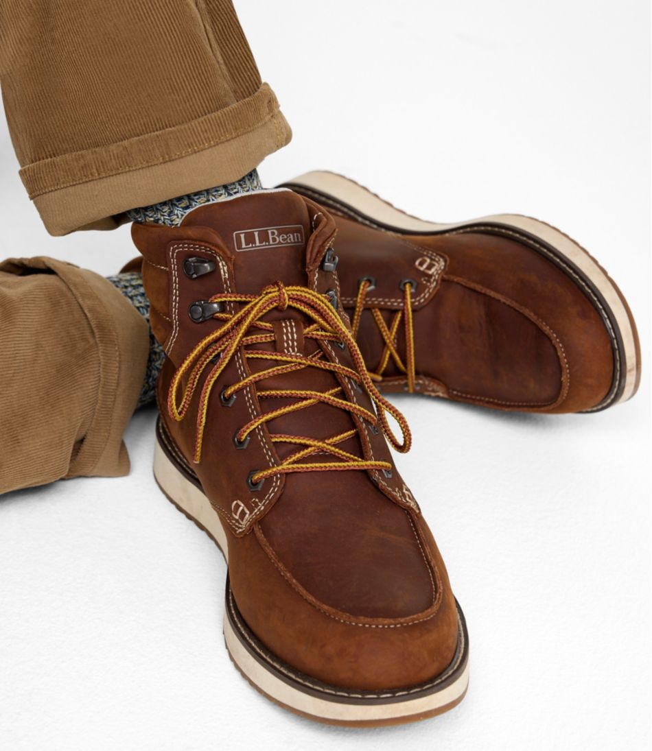 L.L.Bean Men's Stonington Boots, Moc-Toe SALE|FOOTWEAR