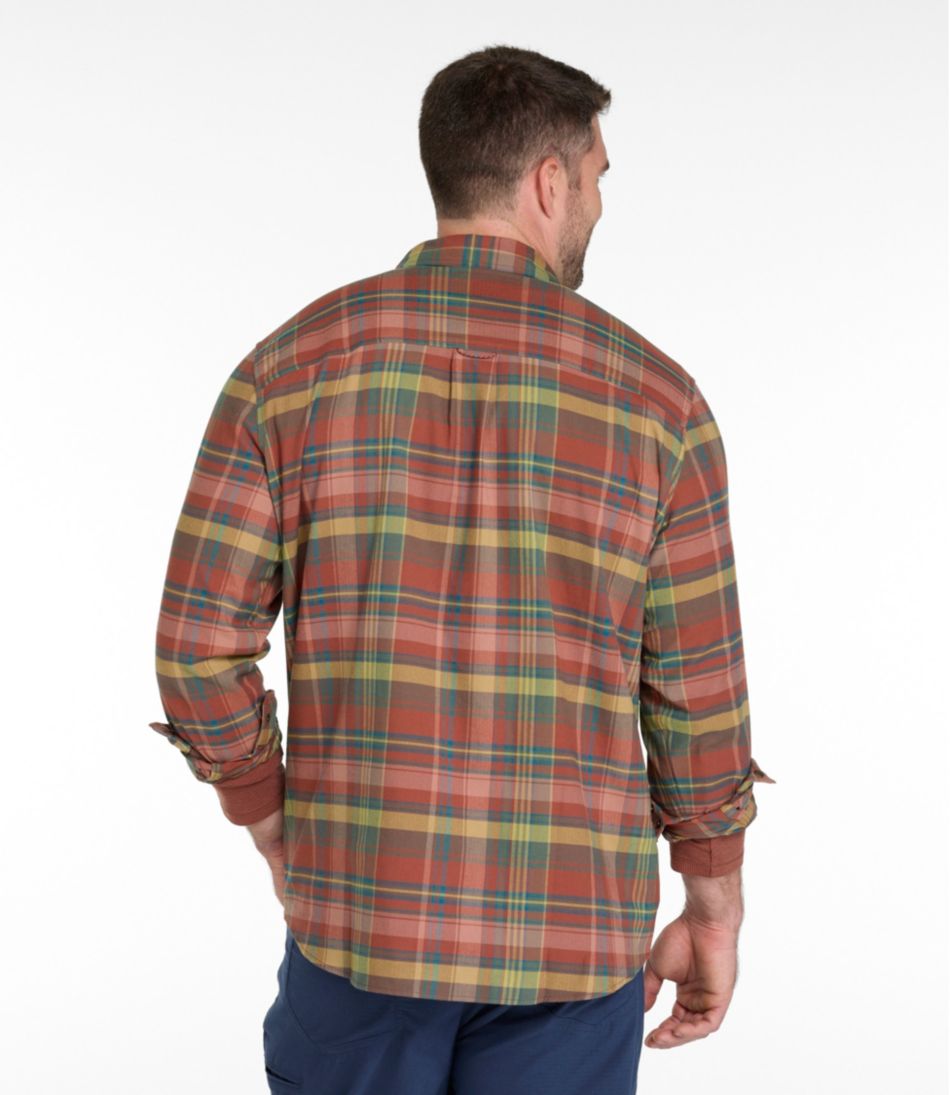 L.L.Bean Men's Mountainside Brushed Performance Shirt SALE|CLOTHING