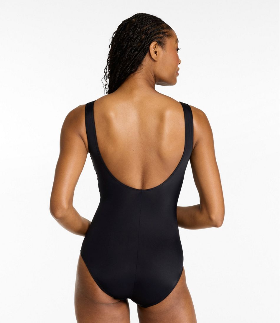 L.L.Bean Women's BeanSport Swimwear, Scoopneck Tanksuit CLOTHING