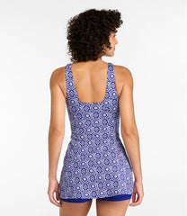 L.L.Bean Women's BeanSport Swim Dress, Print CLOTHING|SALE