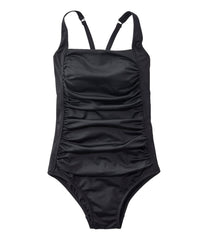 L.L.Bean Women's BeanSport Swimwear, Squareneck Tanksuit CLOTHING