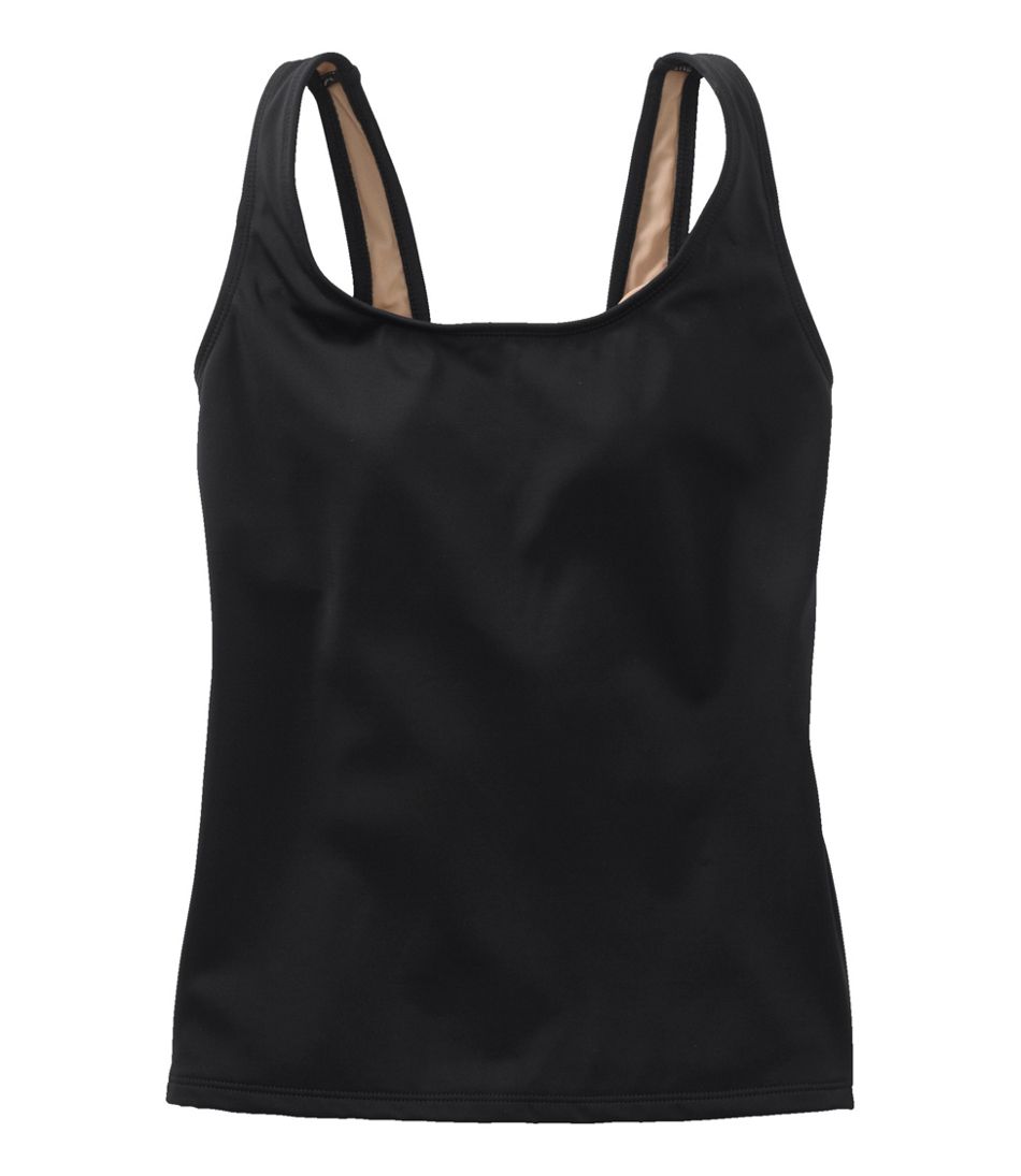 L.L.Bean Women's BeanSport Swimwear, Tankini Top Scoopneck CLOTHING