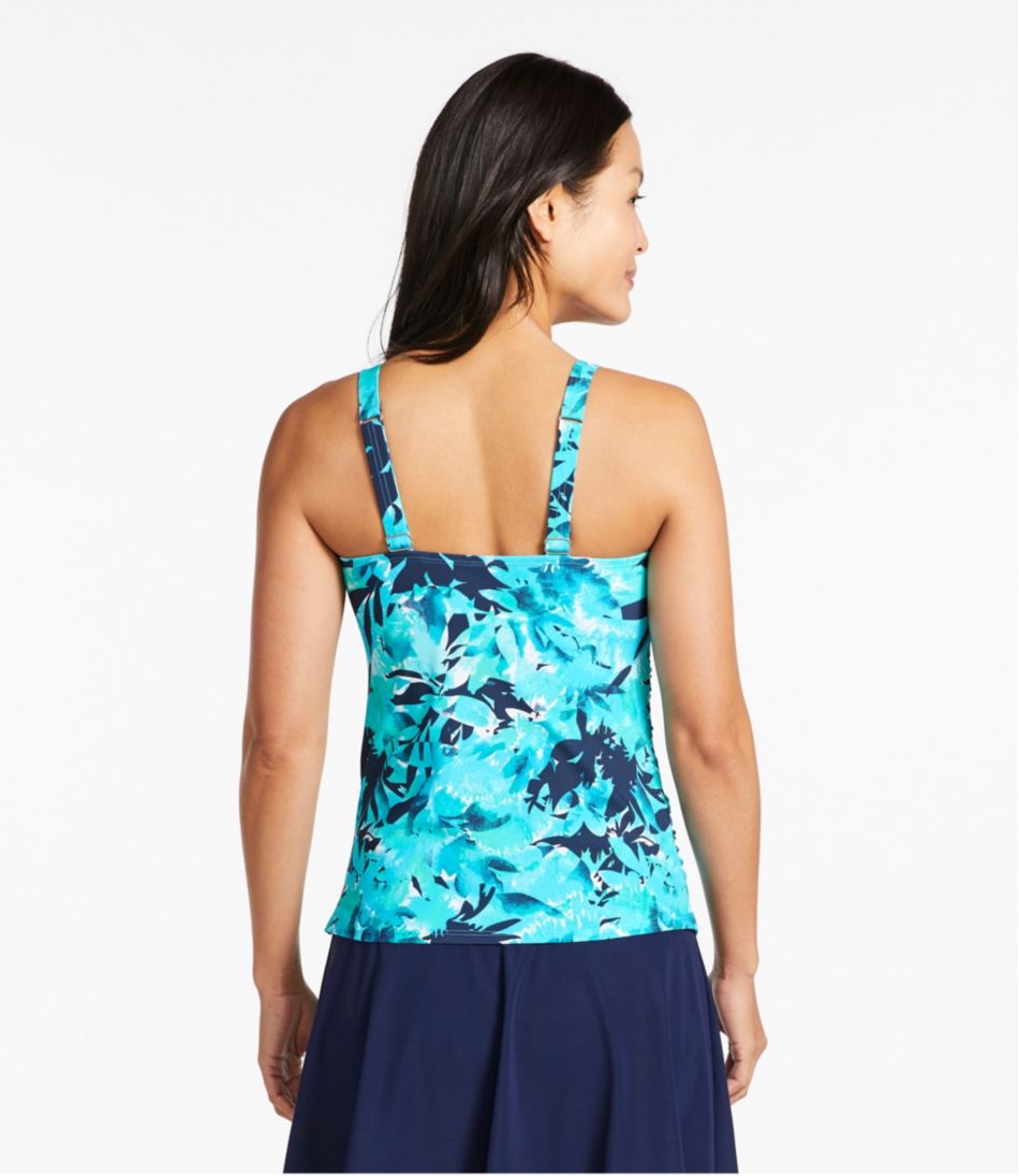 L.L.Bean Women's Shaping Swimwear, Tankini Top Print CLOTHING|SALE