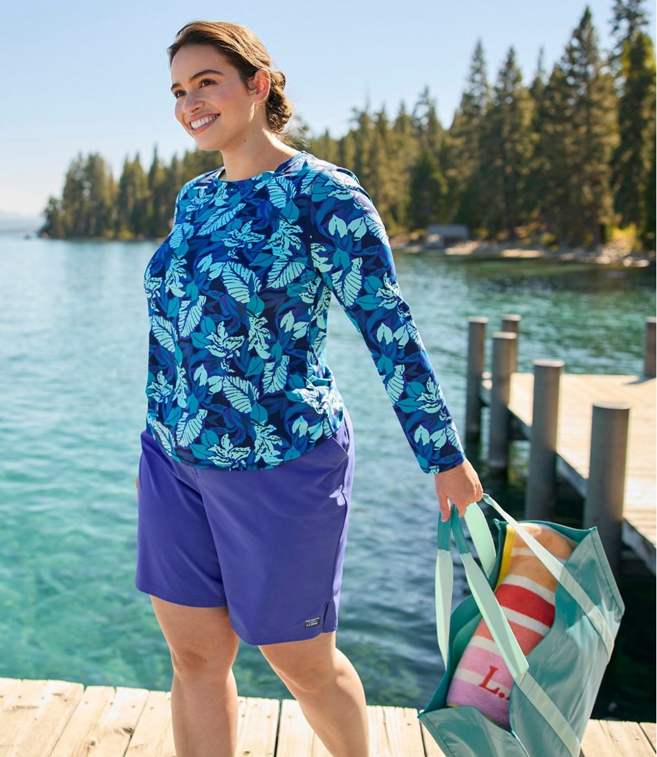 L.L.Bean Women's Stretch UPF Shorts, 9" CLOTHING