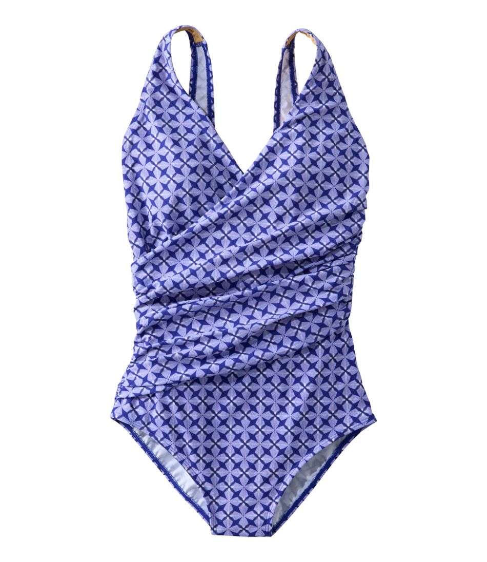 L.L.Bean Women's Shaping Swimwear, Tanksuit Print CLOTHING|SALE