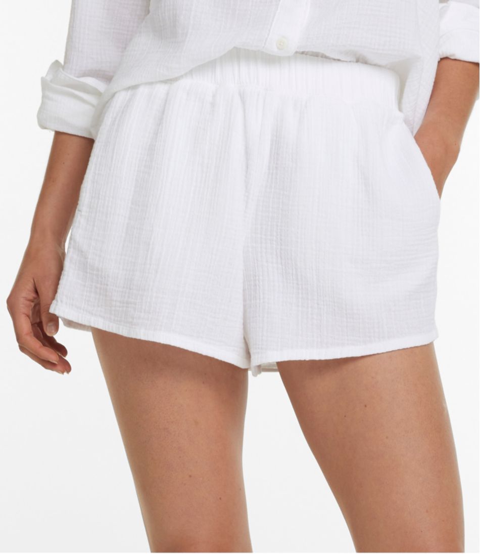 L.L.Bean Women's Cloud Gauze Cover-Up Shorts CLOTHING|SALE