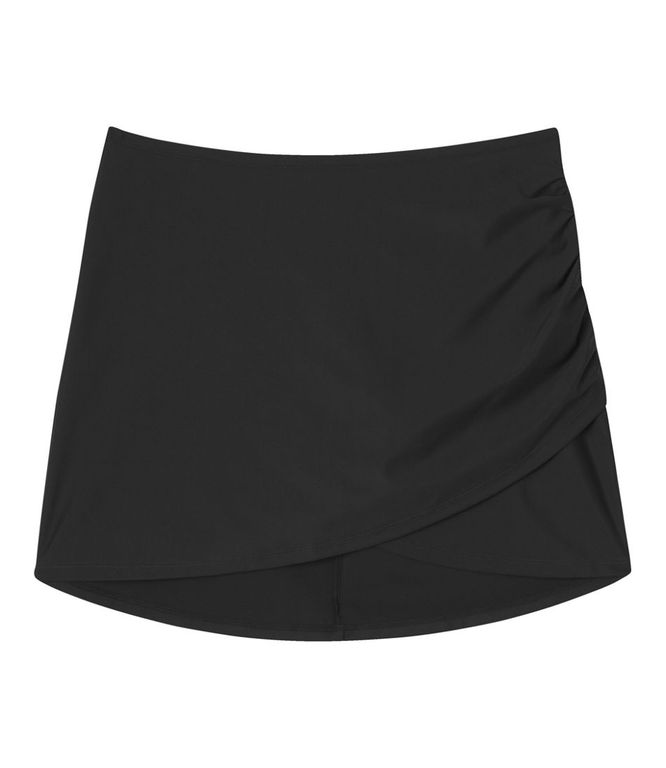 L.L.Bean Women's Summersalt The Ruched Swim Skirt CLOTHING