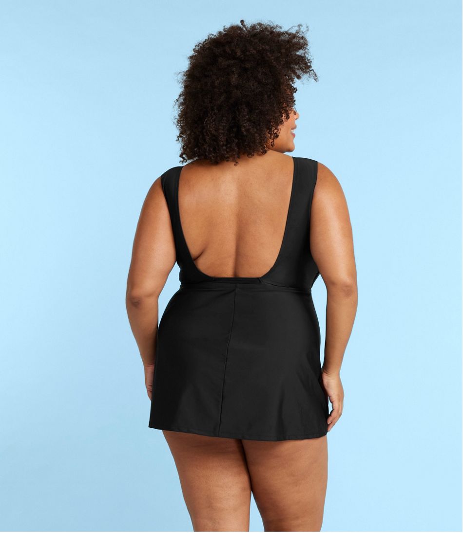 L.L.Bean Women's Summersalt The Ruched Swim Skirt CLOTHING