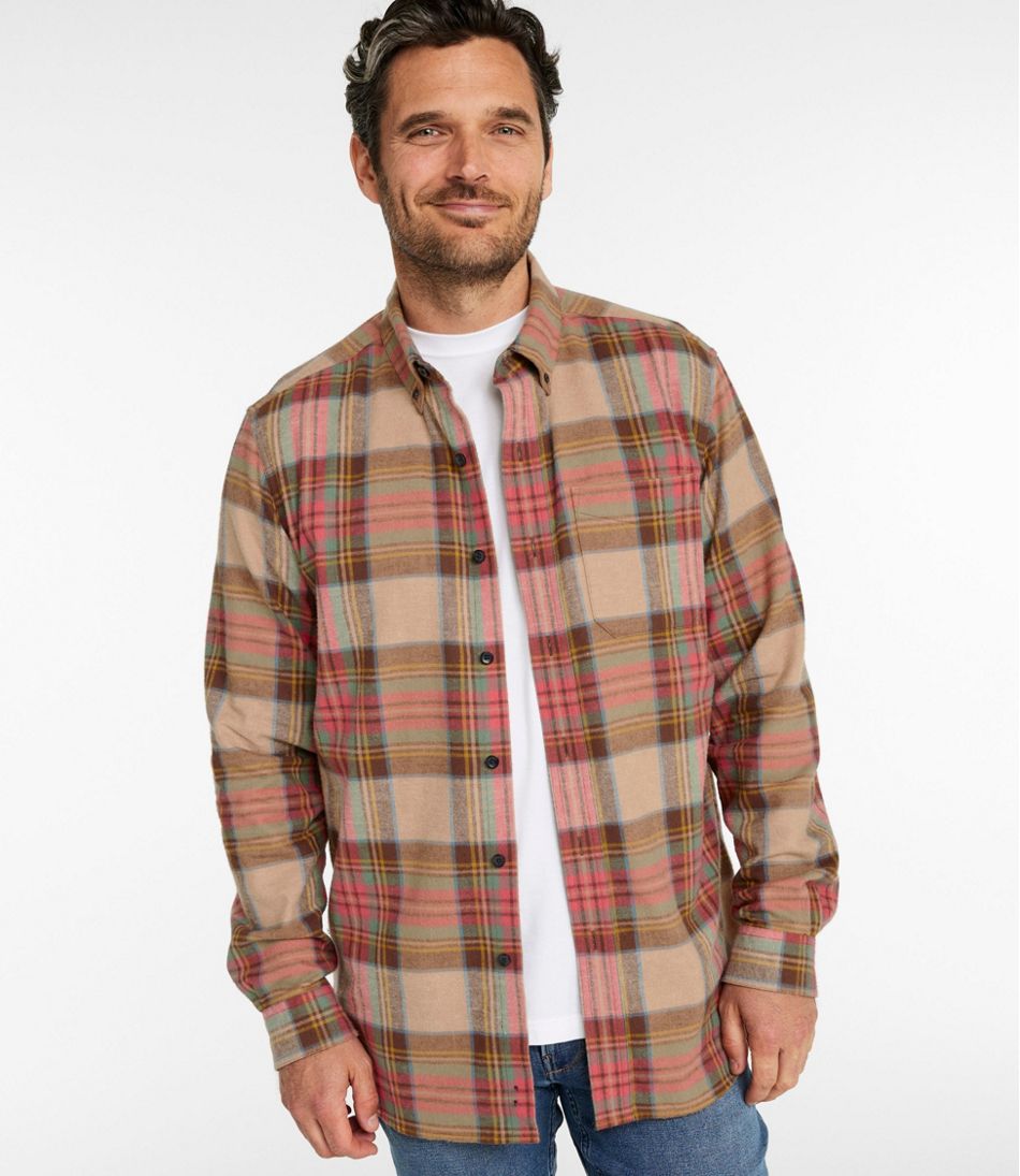 L.L.Bean Men's Scotch Plaid Flannel Shirt, Traditional Fit CLOTHING|SALE