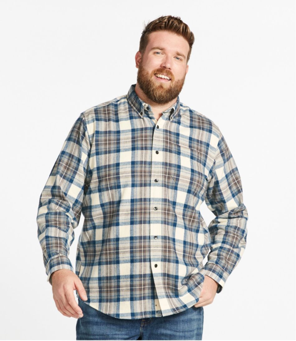 L.L.Bean Men's Scotch Plaid Flannel Shirt, Traditional Fit CLOTHING|SALE