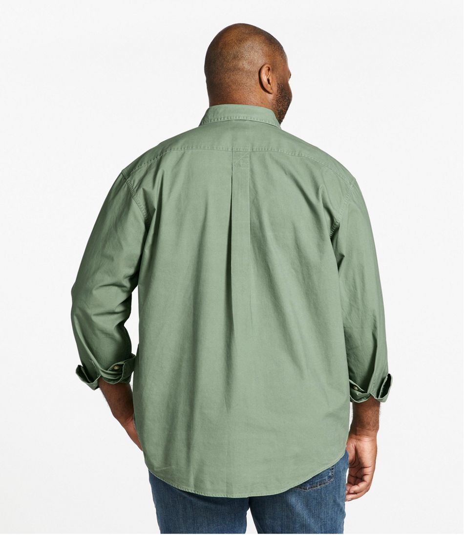 L.L.Bean Men's Sunwashed Canvas Shirt, Traditional Fit CLOTHING|SALE