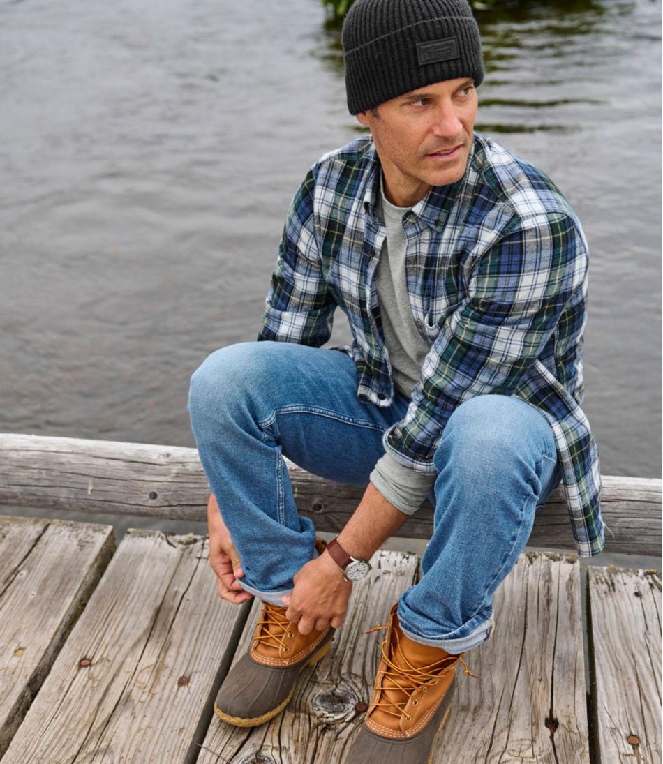 L.L.Bean Men's Scotch Plaid Flannel Shirt, Slightly Fitted CLOTHING|SALE