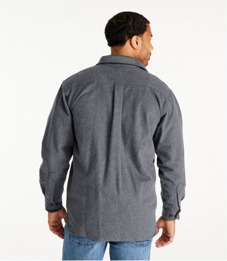 L.L.Bean Men's Chamois Shirt, Traditional Fit CLOTHING