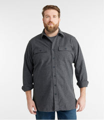 L.L.Bean Men's Chamois Shirt, Traditional Fit CLOTHING