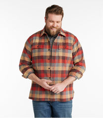 L.L.Bean Men's Chamois Shirt, Traditional Fit, Plaid CLOTHING|SALE
