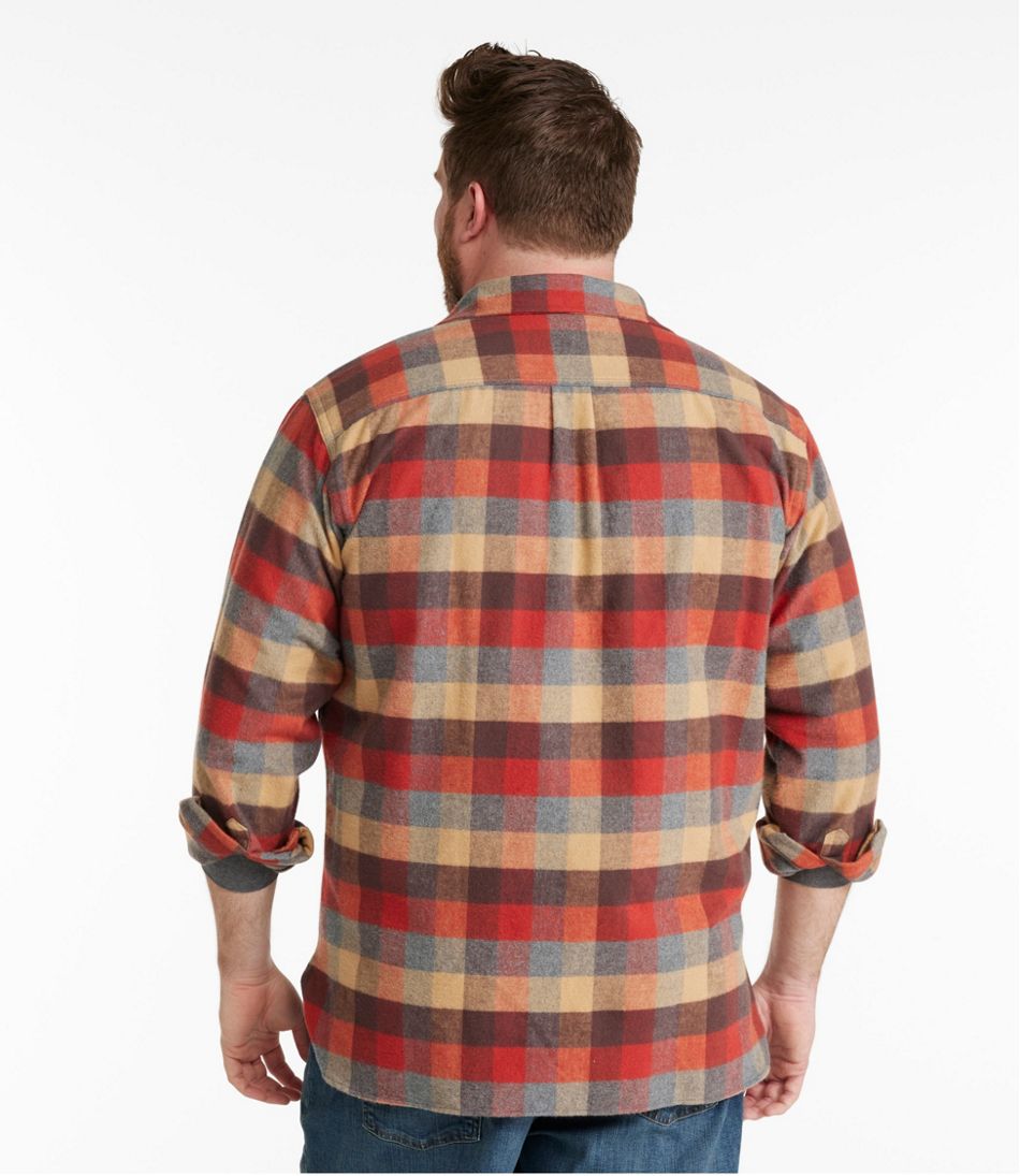 L.L.Bean Men's Chamois Shirt, Traditional Fit, Plaid CLOTHING|SALE