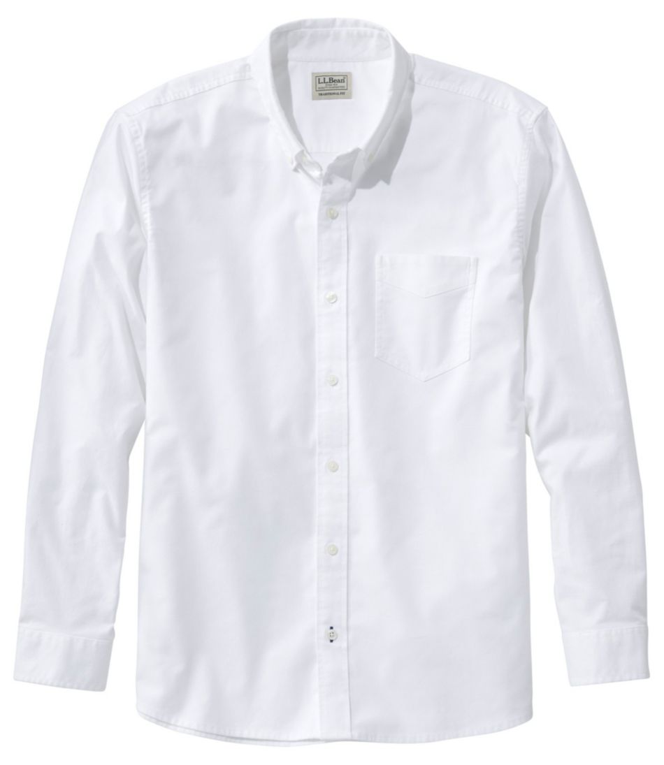 L.L.Bean Men's Comfort Stretch® Oxford Shirt, Traditional Untucked Fit CLOTHING|SALE