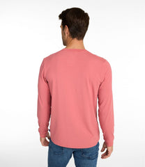 L.L.Bean Men's Comfort Stretch Performance® Pima Tee, Long-Sleeve Henley CLOTHING