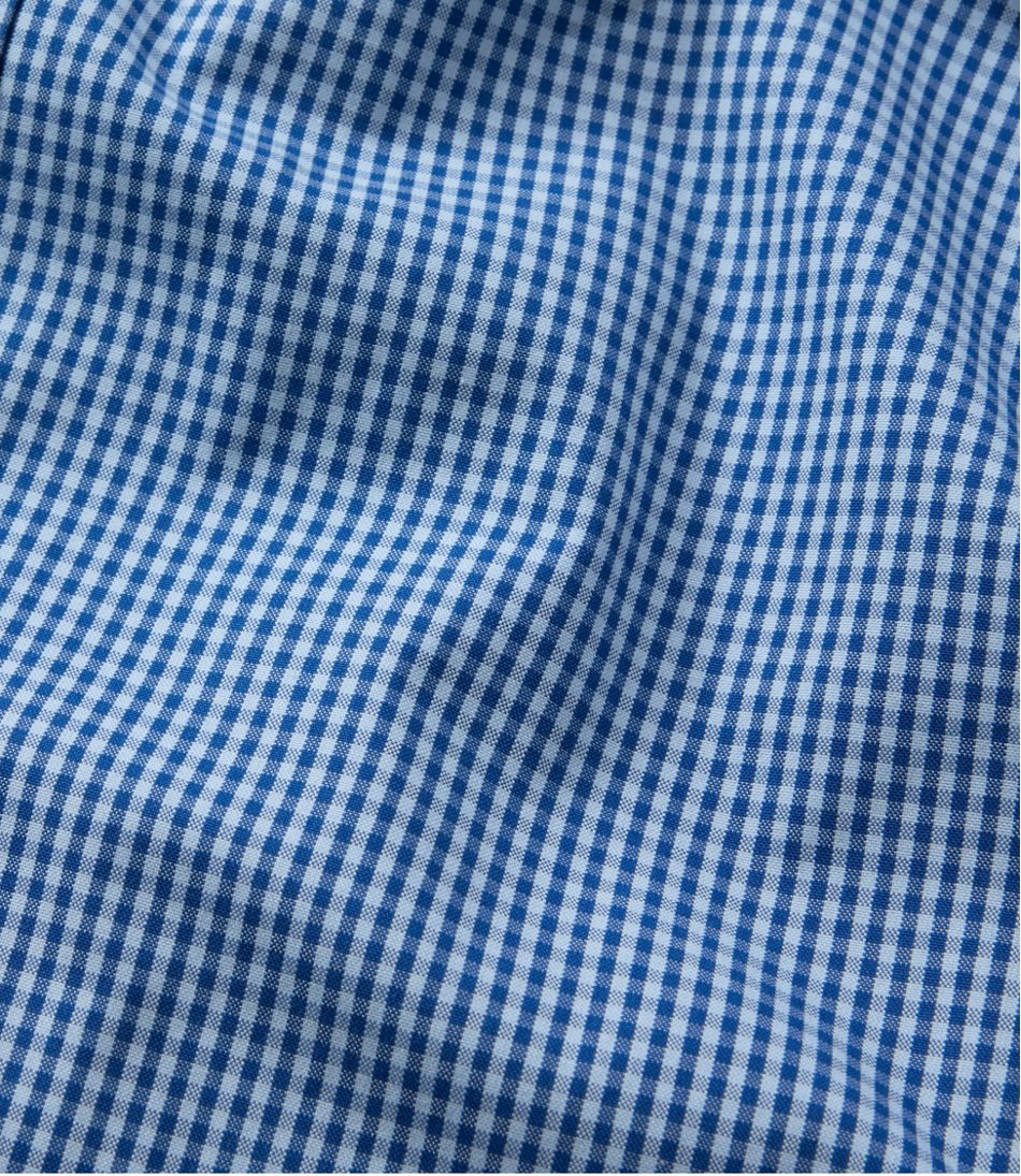 L.L.Bean Men's Wrinkle-Free Pinpoint Oxford Cloth Shirt, Traditional Fit Tattersall CLOTHING|SALE