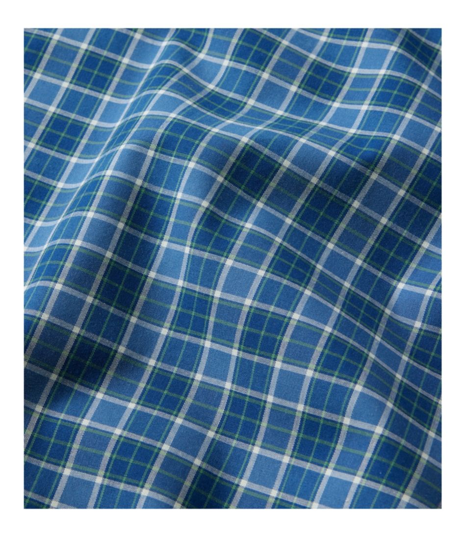 L.L.Bean Men's Wrinkle-Free Kennebunk Sport Shirt, Traditional Fit Short-Sleeve Check CLOTHING|SALE