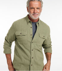 L.L.Bean Men's 1912 Field Flannel Shirt, Slightly Fitted Untucked Fit CLOTHING|SALE