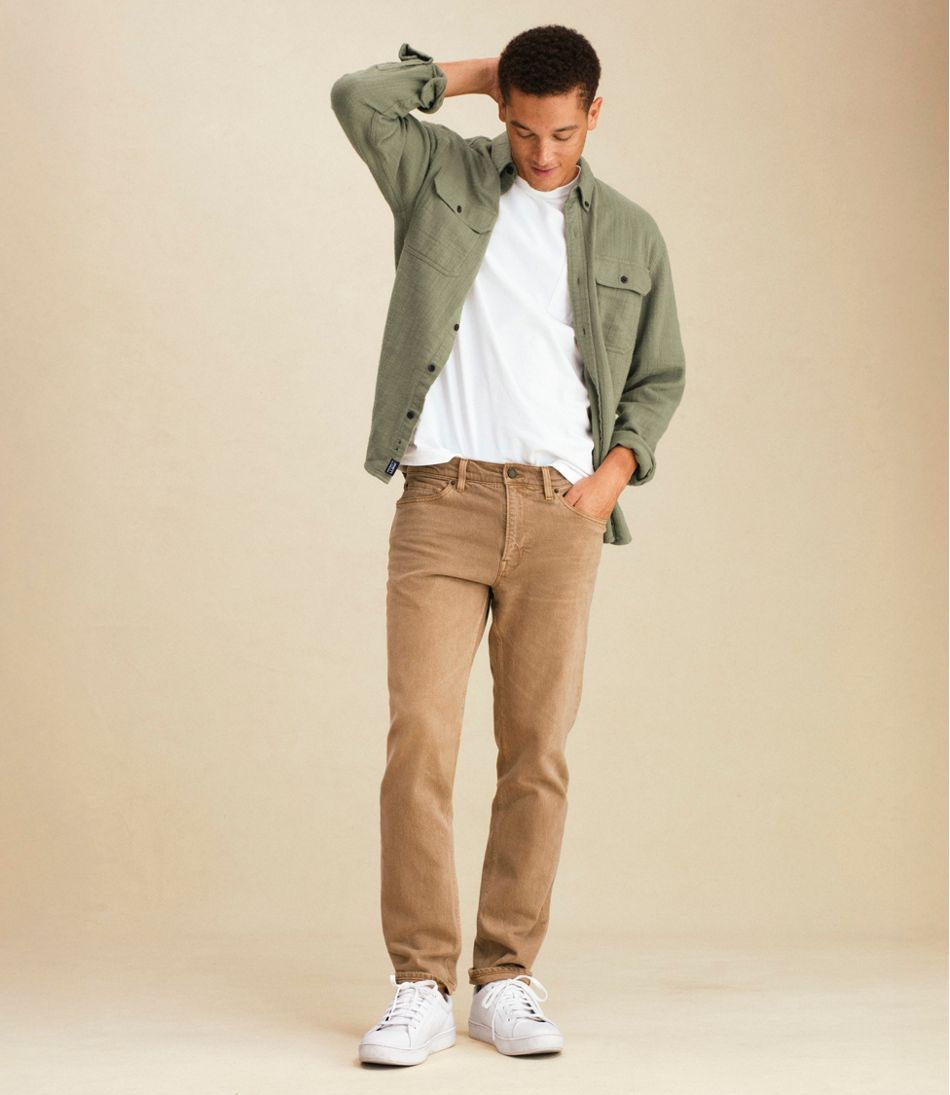 L.L.Bean Men's 1912 Field Flannel Shirt, Slightly Fitted Untucked Fit CLOTHING|SALE