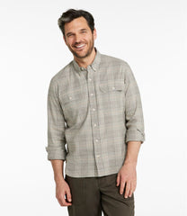 L.L.Bean Men's Stonecoast Hemp Shirt, Long-Sleeve, Slightly Fitted Untucked Fit CLOTHING|SALE