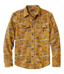 L.L.Bean Men's Signature 1933 Chamois Cloth Shirt, Slim Fit, Pattern CLOTHING