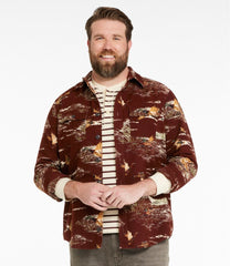 L.L.Bean Men's Signature 1933 Chamois Cloth Shirt, Slim Fit, Pattern CLOTHING