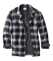L.L.Bean Men's Fleece-Lined Flannel Shirt, Traditional Fit CLOTHING