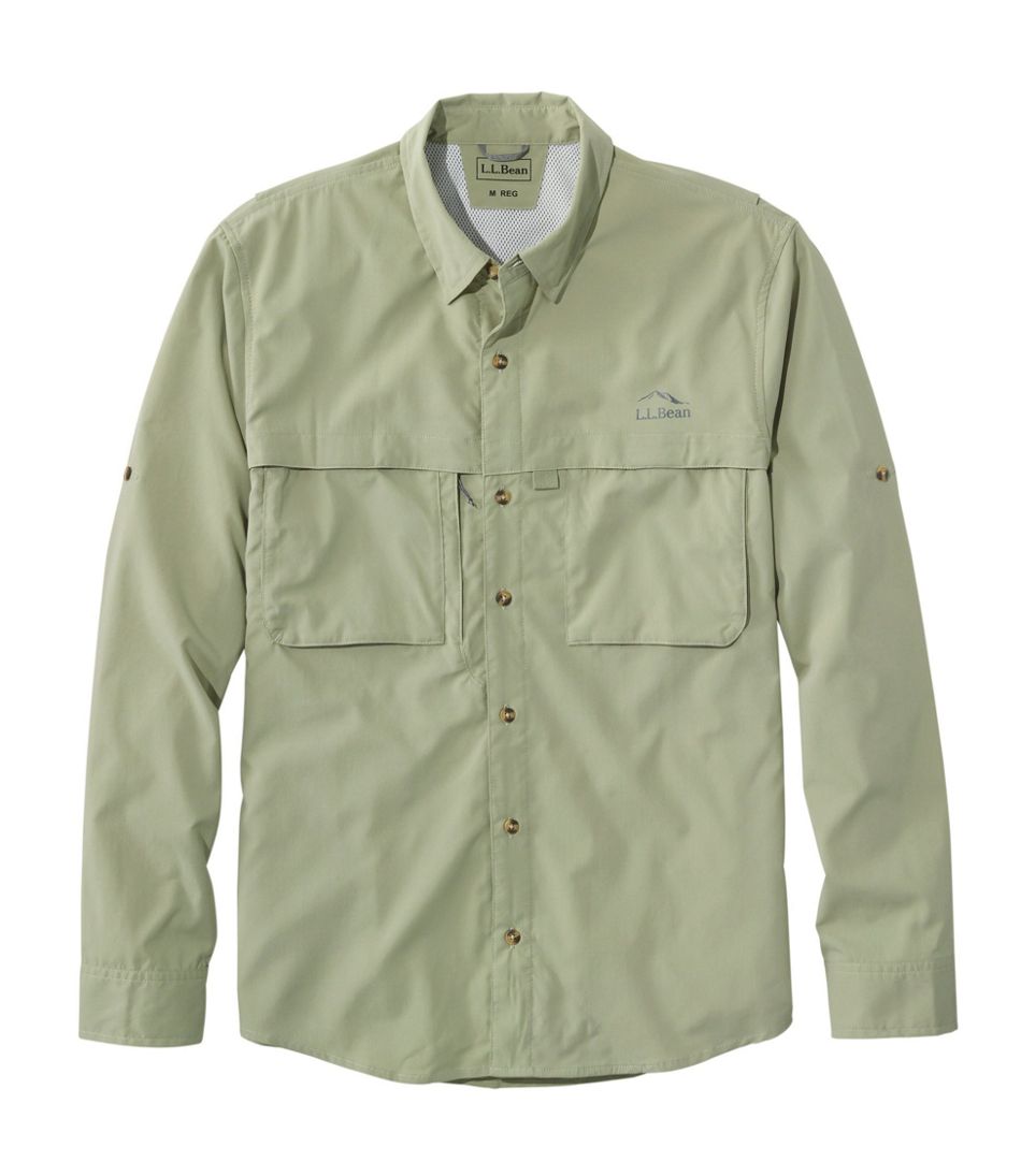 L.L.Bean Men's Tropicwear Shirt, Long-Sleeve CLOTHING|OUTDOOR EQUIPMENT