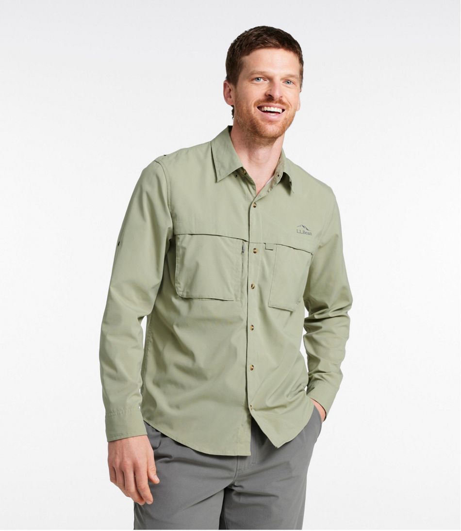 L.L.Bean Men's Tropicwear Shirt, Long-Sleeve CLOTHING|OUTDOOR EQUIPMENT