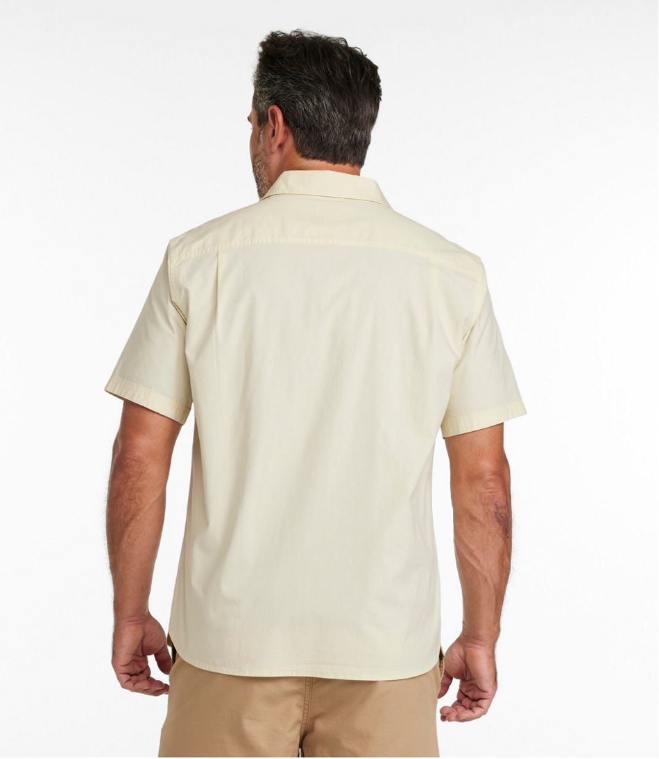 L.L.Bean Men's Riverton Ripstop Shirt, Short-Sleeve, Traditional Untucked Fit CLOTHING|SALE