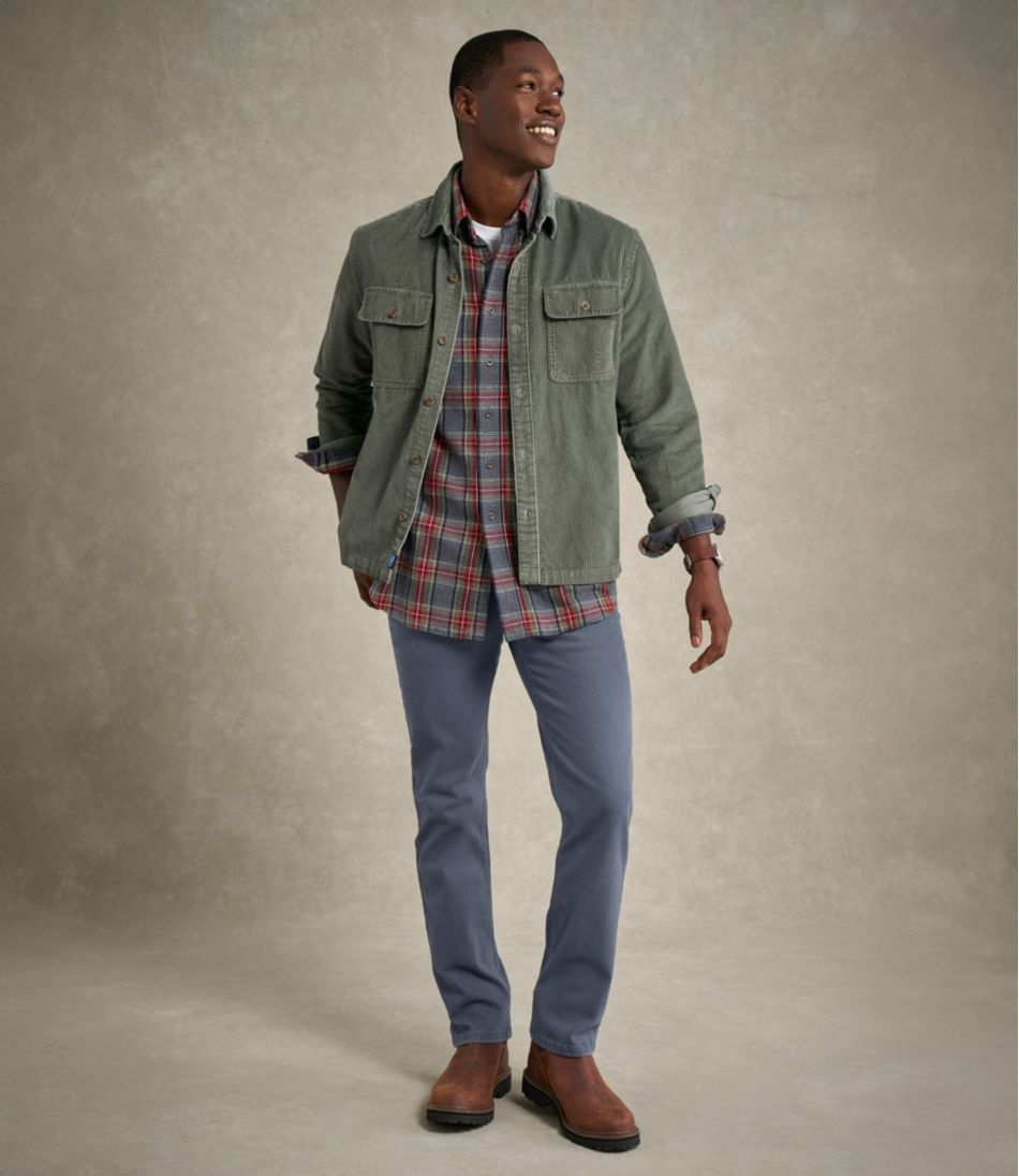 L.L.Bean Men's Rangeley Corduroy Shirt, Slightly Fitted CLOTHING|SALE