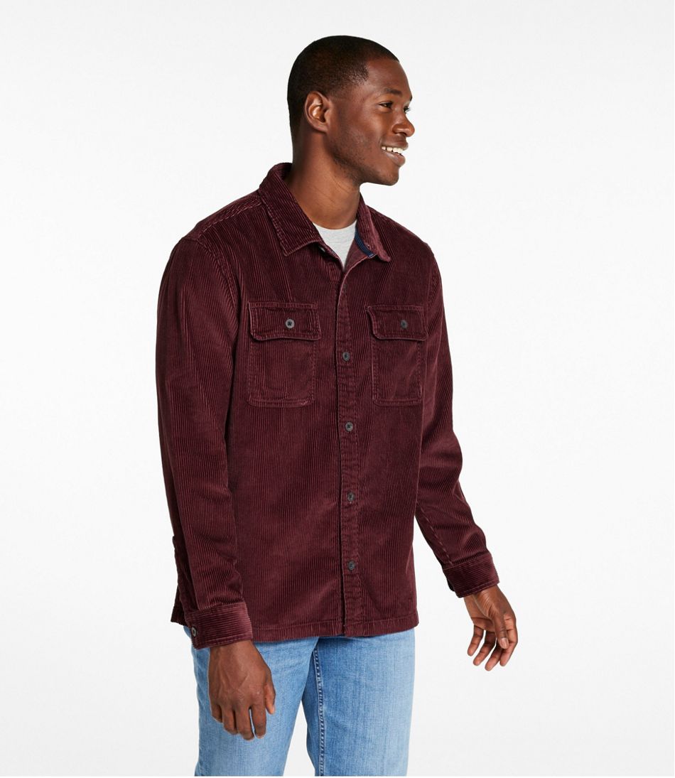 L.L.Bean Men's Rangeley Corduroy Shirt, Slightly Fitted CLOTHING|SALE