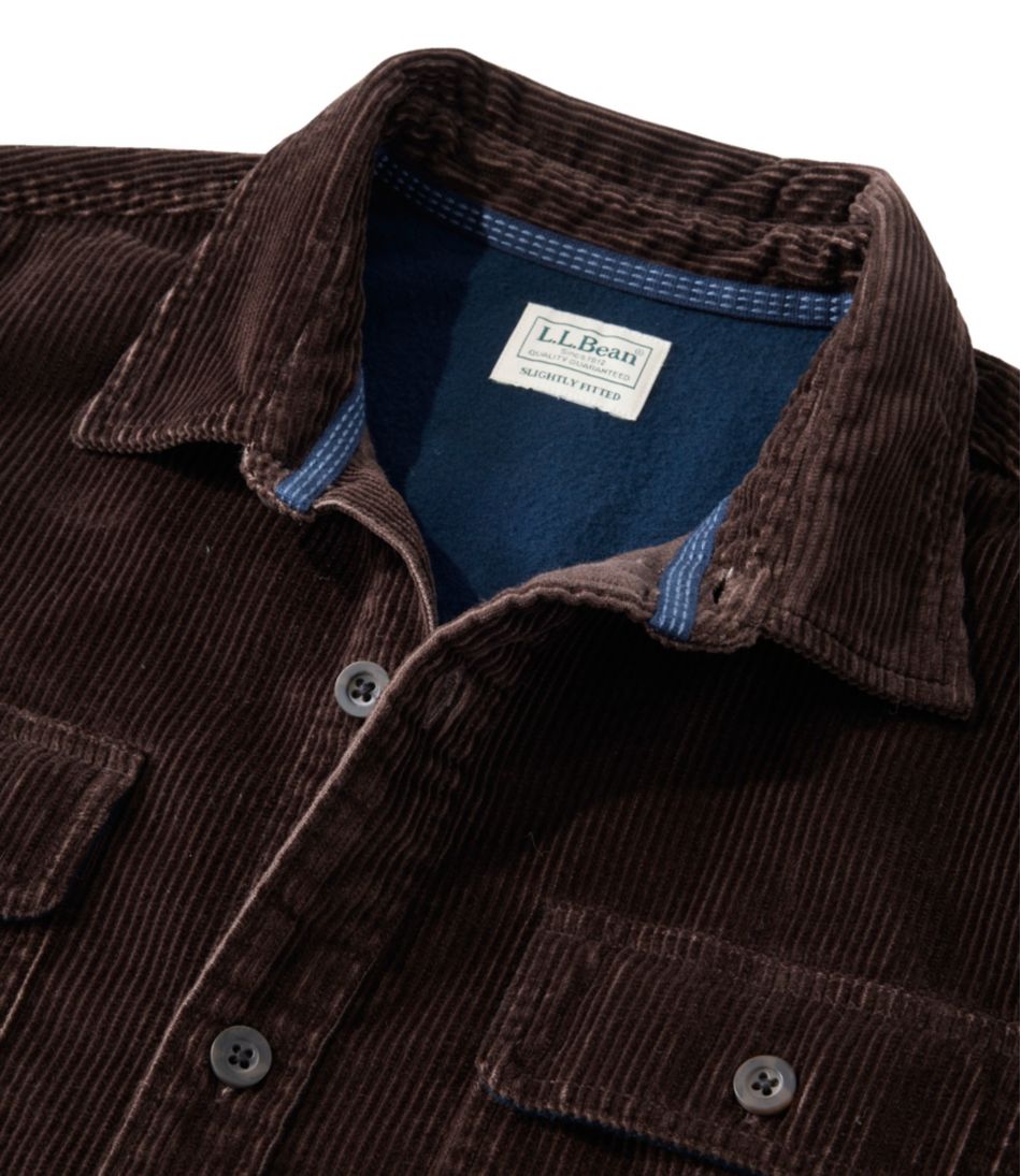 L.L.Bean Men's Rangeley Corduroy Shirt, Slightly Fitted CLOTHING|SALE