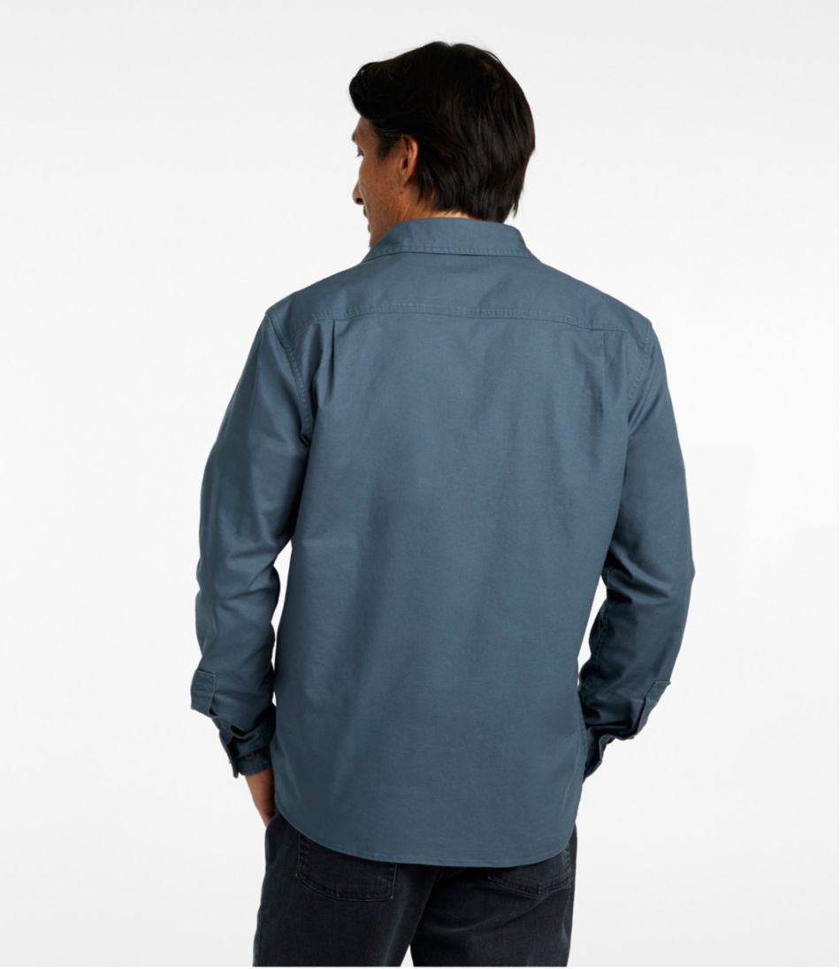 L.L.Bean Men's BeanFlex® Twill Shirt, Slightly Fitted Untucked Fit, Long-Sleeve CLOTHING|SALE