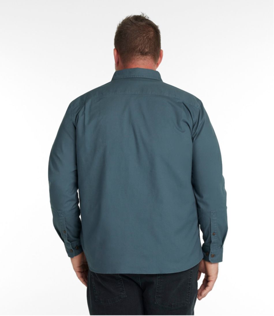 L.L.Bean Men's BeanFlex® Twill Shirt, Slightly Fitted Untucked Fit, Long-Sleeve CLOTHING|SALE