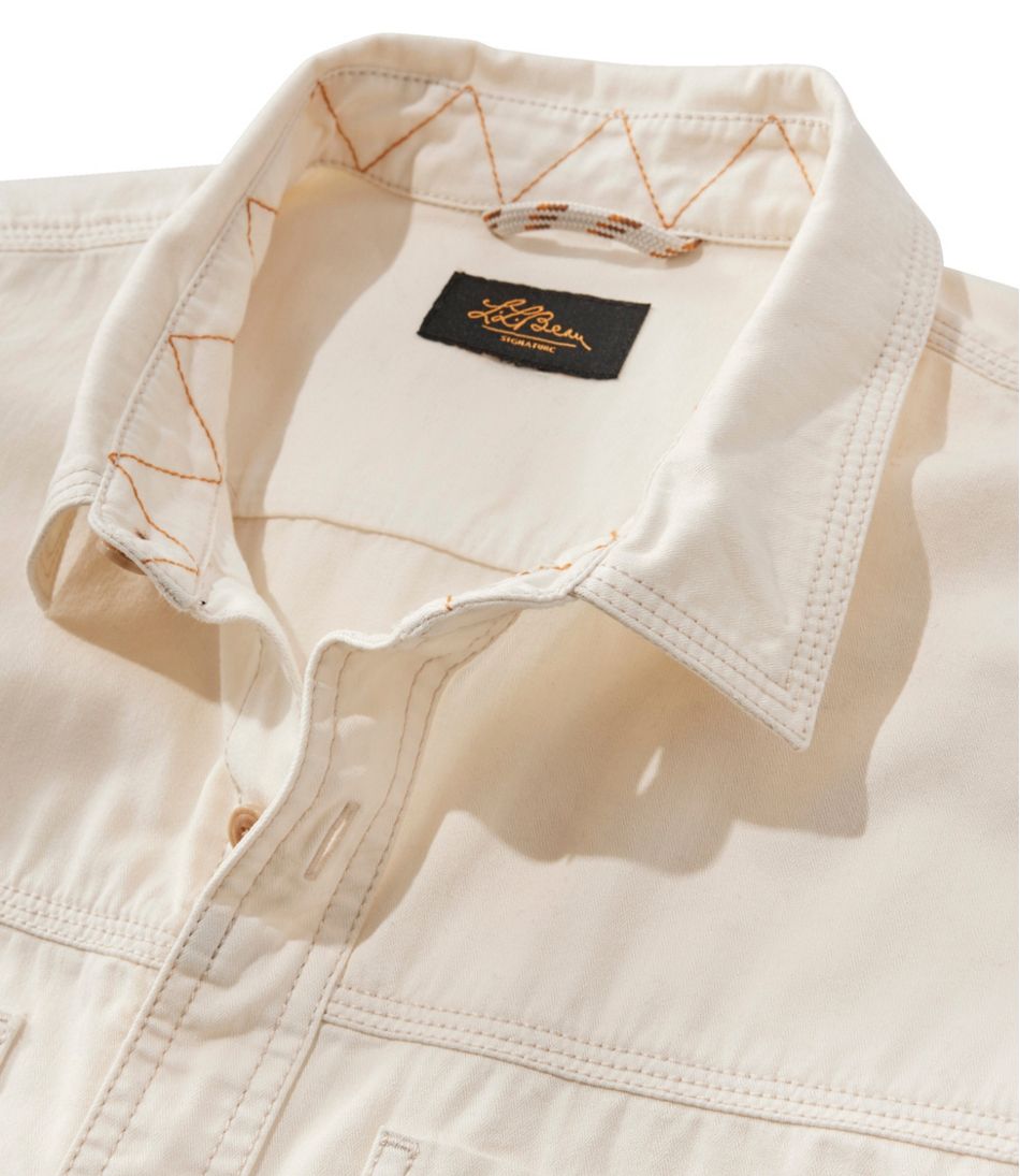 L.L.Bean Men's Signature Washed Field Shirt, Slim Fit CLOTHING