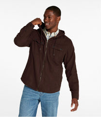 L.L.Bean Men's 1912 Field Flannel Shirt, Hooded, Slightly Fitted Untucked Fit CLOTHING|SALE