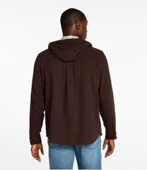 L.L.Bean Men's 1912 Field Flannel Shirt, Hooded, Slightly Fitted Untucked Fit CLOTHING|SALE