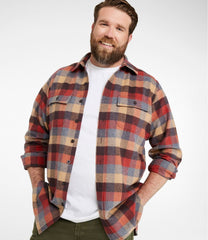 L.L.Bean Men's Chamois Shirt, Slightly Fitted, Plaid CLOTHING|SALE