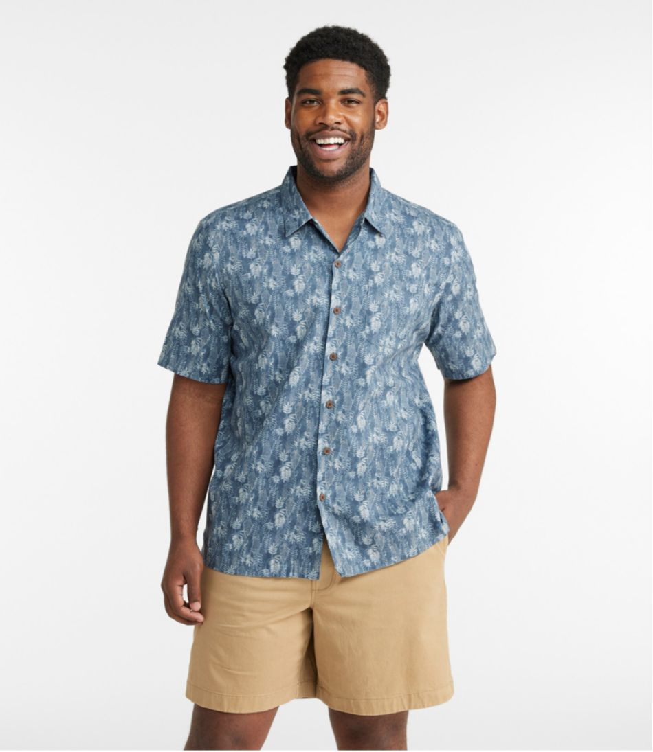 L.L.Bean Men's Tropics Shirt, Short-Sleeve Print CLOTHING|SALE