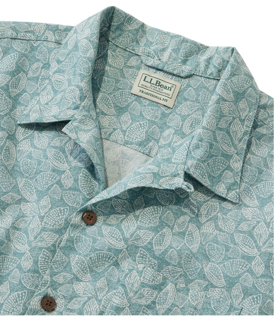 L.L.Bean Men's Tropics Shirt, Short-Sleeve Print CLOTHING|SALE