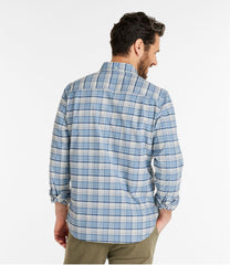 L.L.Bean Men's Comfort Stretch® Oxford Shirt, Slightly Fitted Untucked Fit, Plaid CLOTHING|SALE